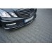 Накладка сплиттер на передний бампер на Mercedes E W212 E63 AMG